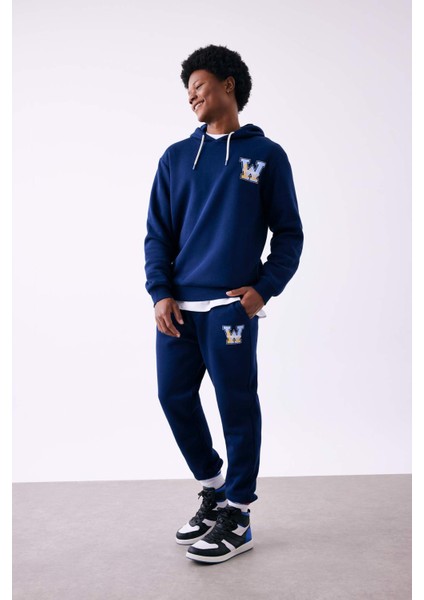 Fit NBA Golden State Warriors Standart Fit Kapüşonlu Sırt Baskılı Kalın Sweatshirt A7216AX23AU fiyatları