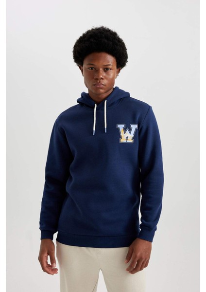 Fit NBA Golden State Warriors Standart Fit Kapüşonlu Sırt Baskılı Kalın Sweatshirt A7216AX23AU indirimleri