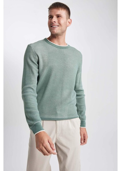 Standart Fit Normal Kesim Bisiklet Yaka Triko Kazak B0923AX23WN modelleri