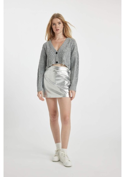 Coool Regular Fit V Yaka Triko Hırka A3286AX23WN fiyatları