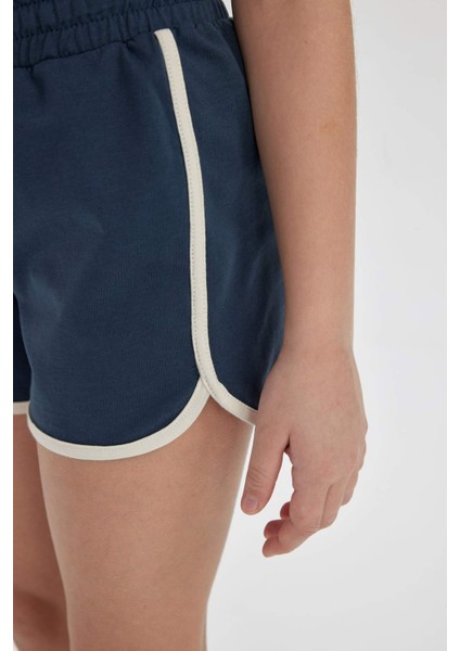 Kız Çocuk Beli Lastikli Basic Düz Şort B5164A824HS indirimleri