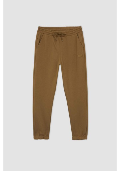 Regular Fit Jogger Eşofman Altı Cepli Beli Paçası Lastikli X8286AZ23AU