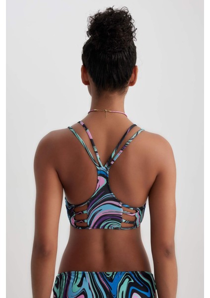 Fall in Love Regular Fit Batik Desenli Bikini Üstü A9464AX23HS