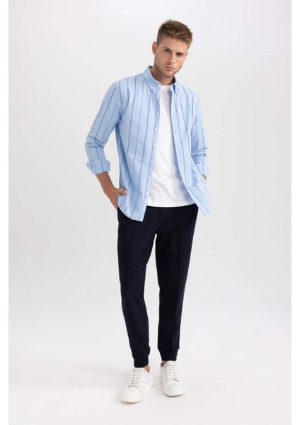 Jogger Pantolon Basic Düz Beli Bağcıklı Cepli Lastikli Paça A8114AX23AU indirimleri