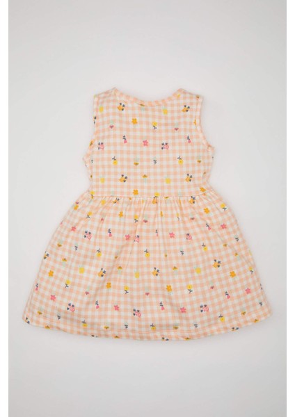 Kız Bebek Baskılı Kolsuz Elbise C0074A524SM indirimleri