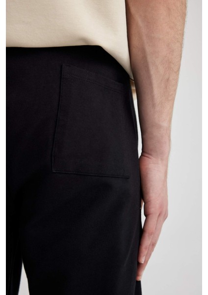 Regular Fit Eşofman Altı Beli Bağcıklı Cepli Düz Paça B0593AX24SP