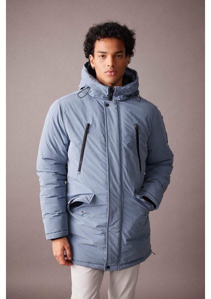 Su İtici Regular Fit Kapüşonlu Mont Parka A1310AX23WN