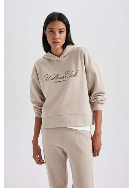 Regular Fit Kapüşonlu Sweatshirt B1884AX23AU