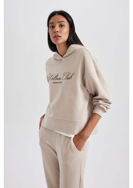 Regular Fit Kapüşonlu Sweatshirt B1884AX23AU