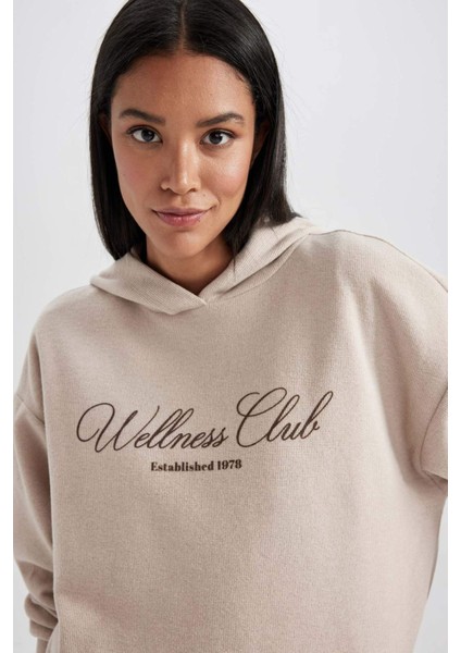 Regular Fit Kapüşonlu Sweatshirt B1884AX23AU