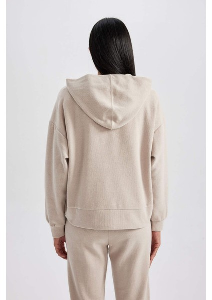Regular Fit Kapüşonlu Sweatshirt B1884AX23AU