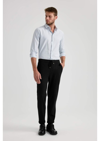 Slim Fit Poplin Uzun Kollu Pamuklu Gömlek R4340AZ23SP