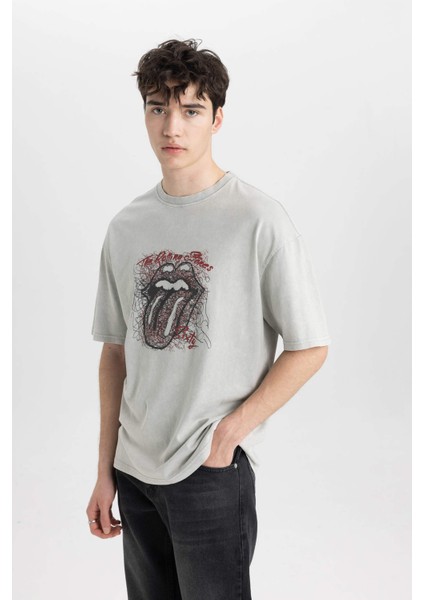 Rolling Stones Comfort Regular Fit Rahat Kalıp Bisiklet Yaka Kısa Kollu Tişört B5524AX24SP