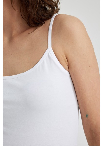 Fall in Love Pamuklu Askılı Beyaz Atlet M6858AZ23SP indirimleri