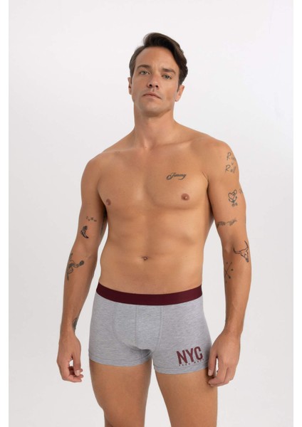 Regular Fit 3'lü Boxer B0585AX23AU