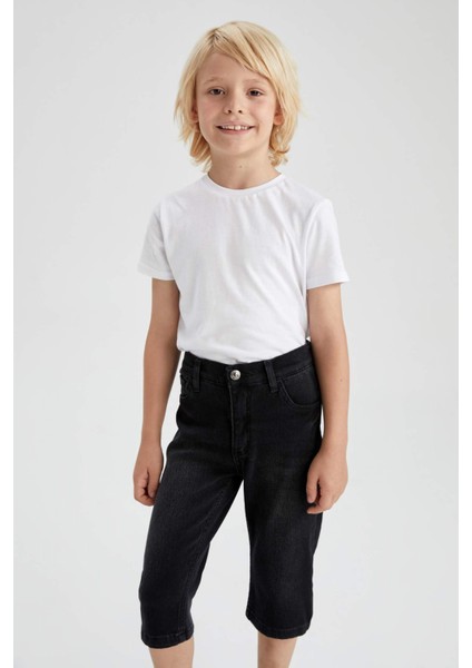 Erkek Çocuk Jean Bermuda Şort Y9195A622HS modelleri