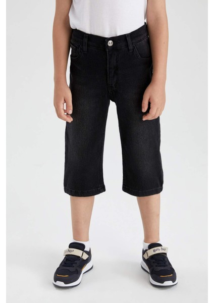 Erkek Çocuk Jean Bermuda Şort Y9195A622HS fırsatları