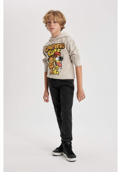 Erkek Çocuk Jogger Esnek Bantlı Paça Jean Polar Astarlı Pantolon Y3920A623WN modelleri