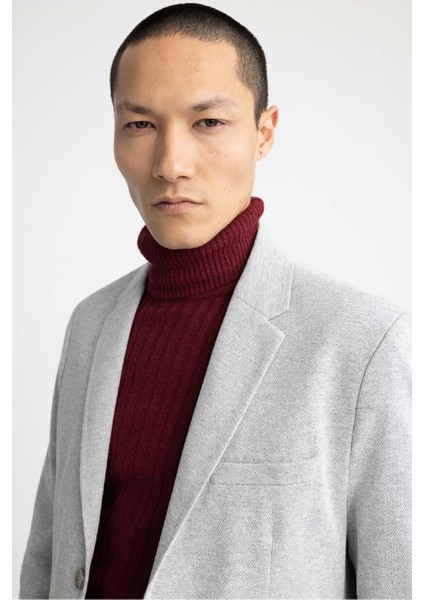 Slim Fit Dokulu Blazer Ceket N0503AZ23SP indirimleri