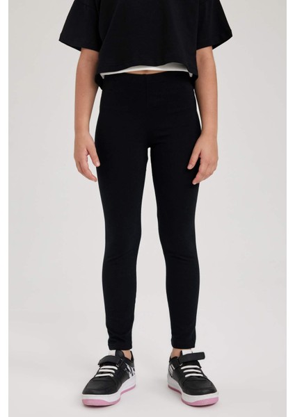 Kız Çocuk Siyah Uzun Boy Okul Taytı A6907A823AU modelleri