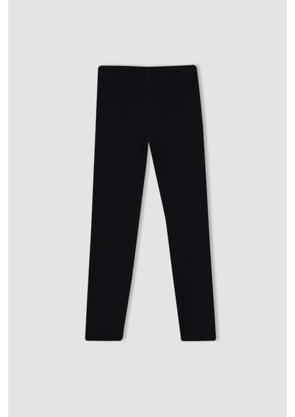 Kız Çocuk Siyah Uzun Boy Okul Taytı A6907A823AU indirimleri