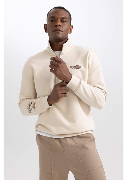 Comfort Fit Dik Yaka Sweatshirt A5800AX23AU