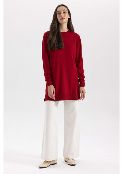 Regular Fit Basic Ekstra Yumuşak Triko Tunik H3431AZ22WN