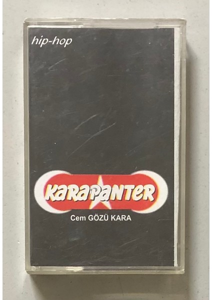 Cem Gözü Kara Karapanter Hip Hop Kaset (Orjnal Dönem Baskı Kaset)