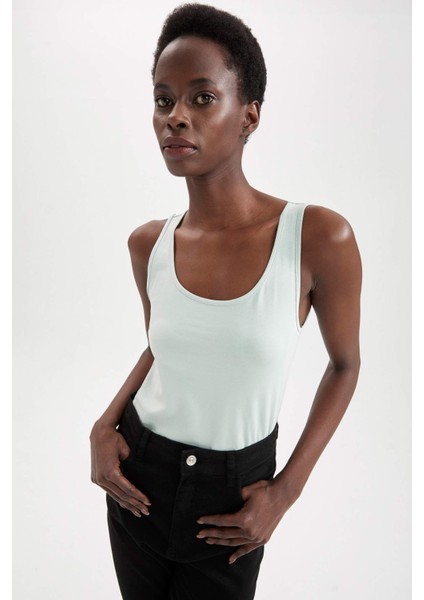 Slim Fit Bisiklet Yaka Atlet I1059AZ22SM