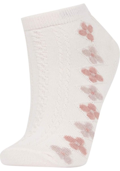 Kadın 3'lü Pamuklu Patik Çorap W9172AZNS fiyatları