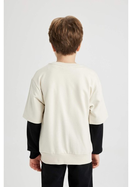 Erkek Çocuk Brawl Stars Bisiklet Yaka Sweatshirt B2213A823WN fırsatları
