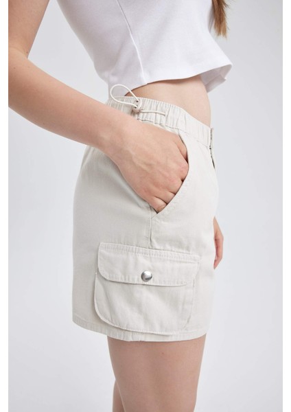 Coool Regular Fit Normal Bel Gabardin %100 Pamuk Şort A3688AX23SM