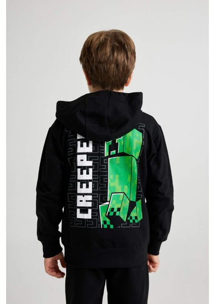 Erkek Çocuk Minecraft Kapüşonlu Sweatshirt B3069A823WN indirimleri