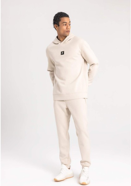 Fit Jogger Eşofman Altı Slim Fit Dar Kesim Çift Cepli Beli Bağcıklı Lastikli Paça Skuba Dalgıç Kumaş B9436AX24SP