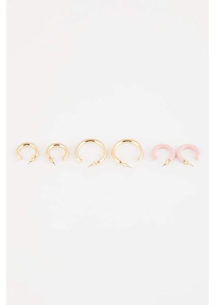 Kadın 3'lı Halka Gold Küpe C4671AXNS modelleri