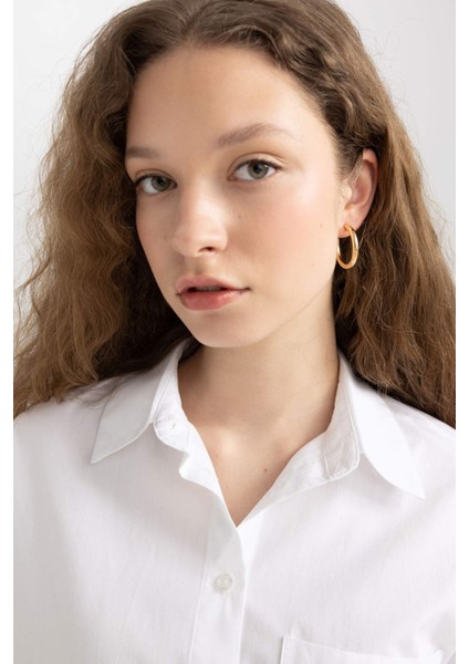 Kadın 3'lı Halka Gold Küpe C4671AXNS fırsatları