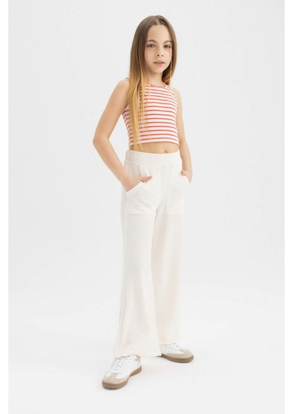 Kız Çocuk Wide Leg Pantolon C1180A824SP