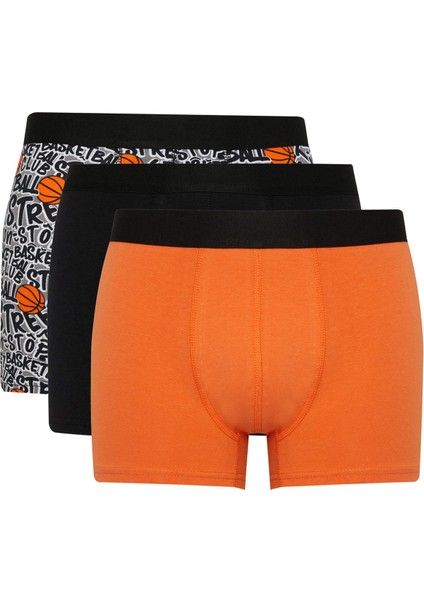 Regular Fit 3'lü Boxer B7963AX24SM