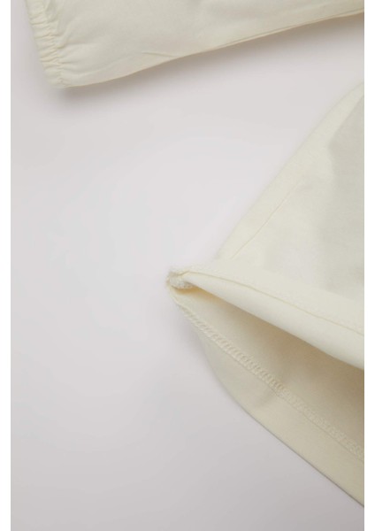 Kız Bebek Çiçekli Uzun Kollu Tişört Pantolon Saç Bandı 3'lü Takım C2154A524SP indirimleri