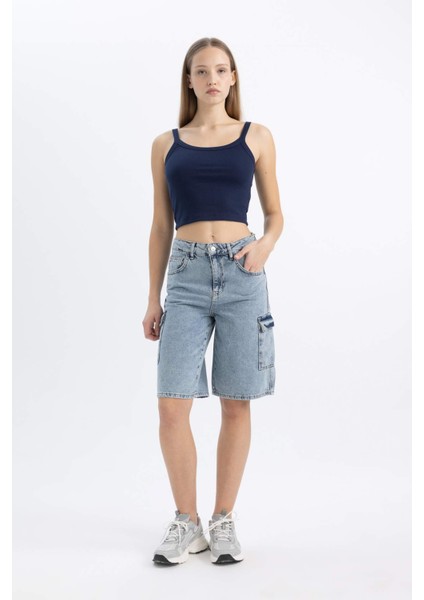 Coool Fitted Fitilli Kaşkorse Basic Düz Atlet B0563AX24SM