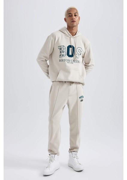 Fit NBA Boston Celtics Standart Fit Kapüşonlu Kalın Sweatshirt A9682AX23WN fiyatları