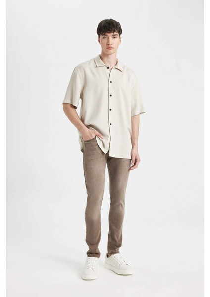 Pedro Slim Fit Dar Kalıp Normal Bel Dar Paça Jean Pantolon C5874AX24SM