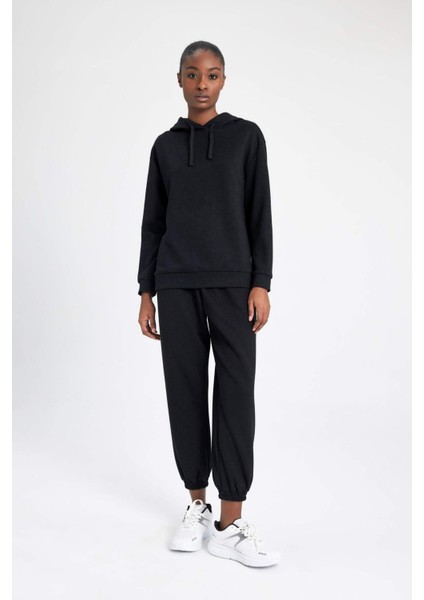 Fit Oversize Geniş Kalıp Eşofman Altı Çift Cepli Jogger Paça Standart Boy Skuba Dalgıç Kumaş Z6694AZ24SP