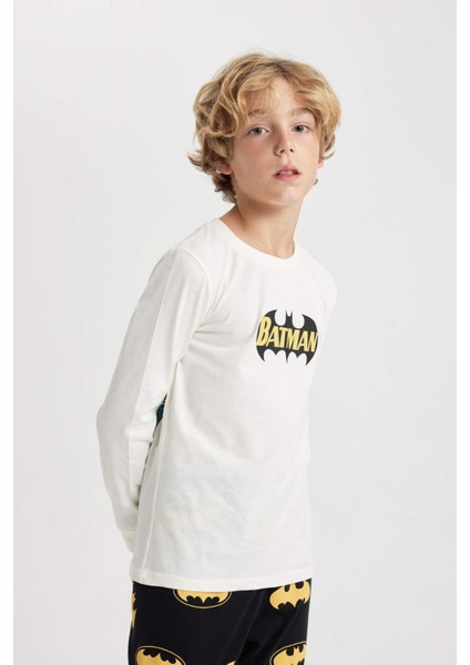 Erkek Çocuk Batman Uzun Kollu Pijama Takımı B2650A823AU modelleri