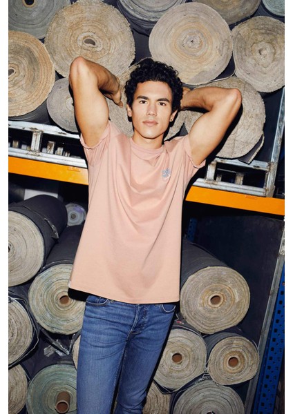 X Wiser Wash Regular Fit Bisiklet Yaka %100 Pamuk Tişört A0948AX23SP