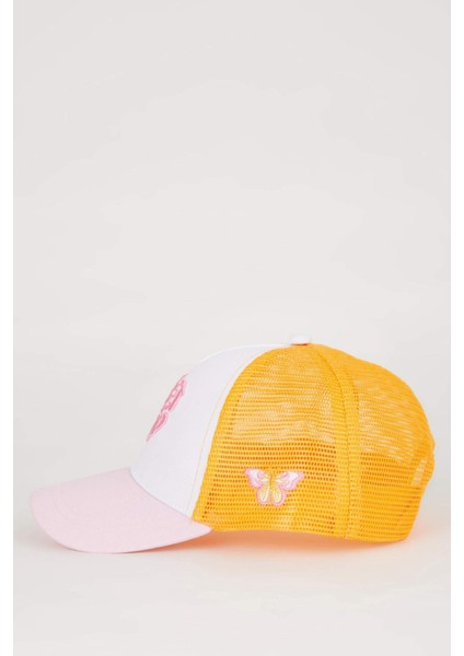 Kız Çocuk Nakışlı Gabardin Beyzbol Basketbol Şapkası B7583A824SM fırsatları