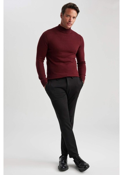 Slim Fit Balıkçı Yaka Kazak R1127AZ23WN indirimleri