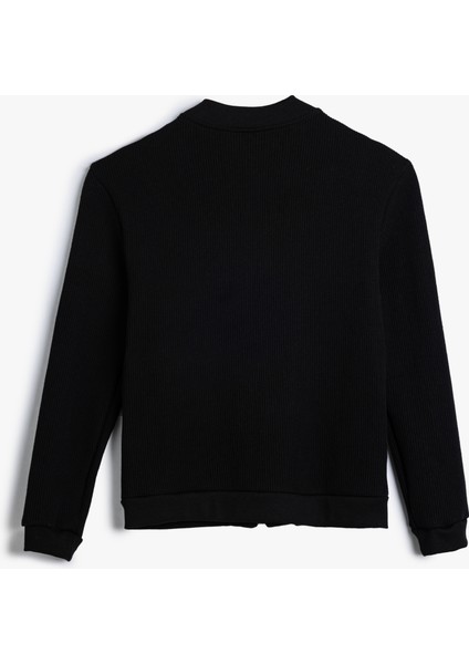 Oversize Ceket Fermuarlı Kapaklı Cep Detaylı Pamuk Karışımlı fiyatları