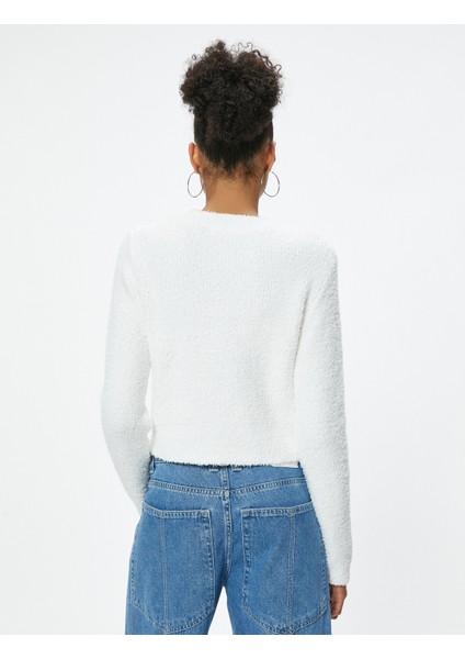 Bisiklet Yaka Triko Kazak Yumuşak Dokulu Uzun Kollu fırsatları