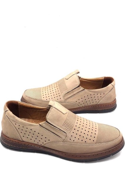 Nubuk Deri Ortopedik Kum Renk Erkek Ayakkabı fiyatları